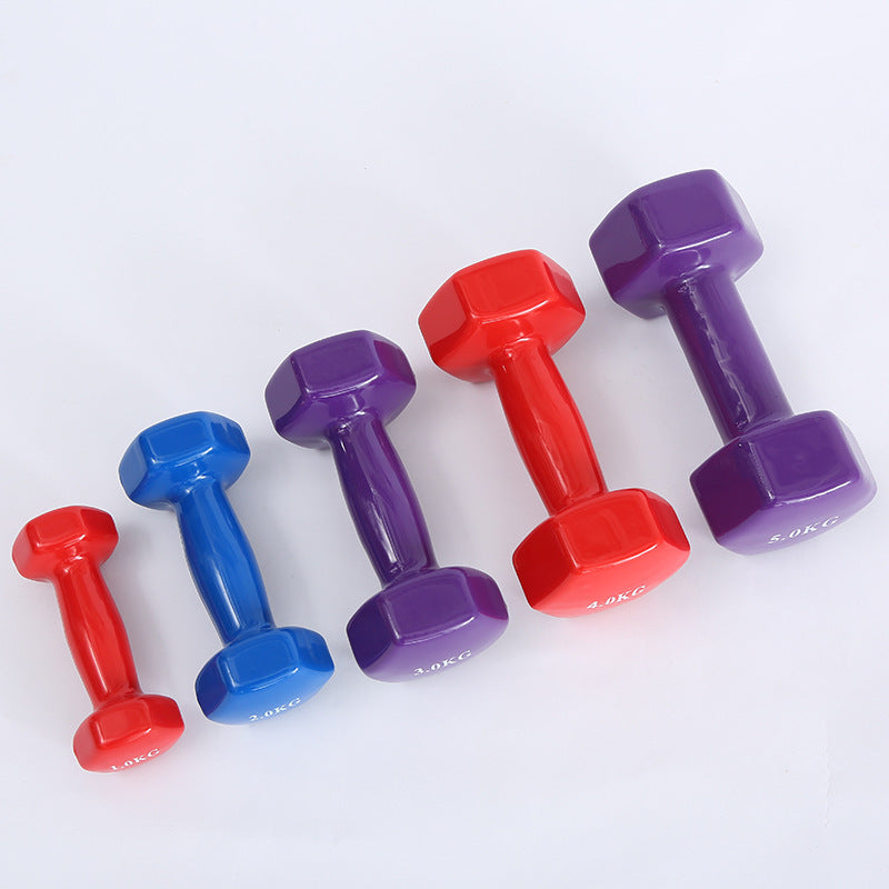 Color-Coded Dumbbell Set 1–5kg (5 Pairs) – Neoprene Coated Weights for Home Gym & Strength Training